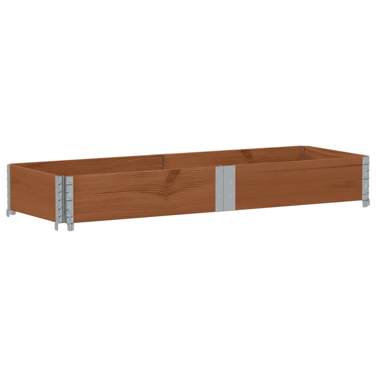 VidaXL Plantenbak 150x50 cm massief grenenhout bruin
