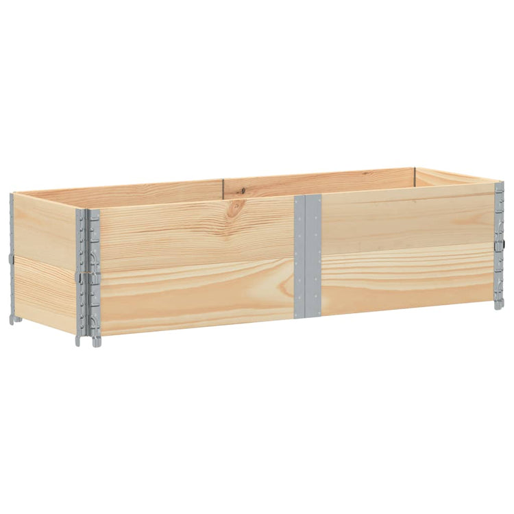 Vidaxl plantenbak 150x50 cm massief grenenhout
