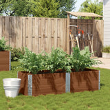 Vidaxl plantenbak 150x50 cm massief grenenhout bruin - afbeelding 1