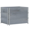 Vidaxl plantenbak 80x60 cm massief grenenhout grijs