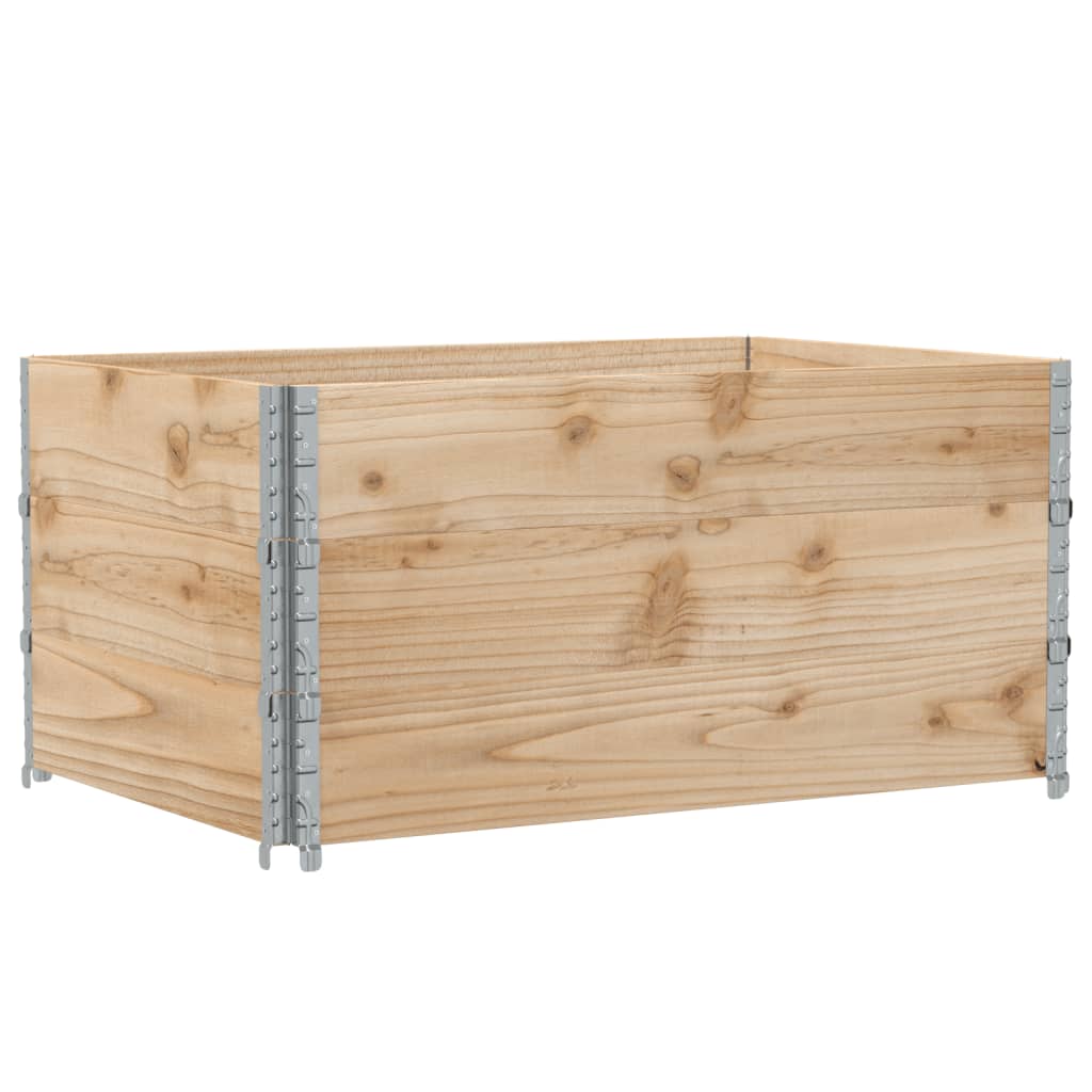 Vidaxl plantenbak 120x80 cm massief grenenhout