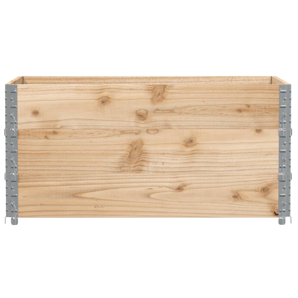 Vidaxl plantenbak 120x80 cm massief grenenhout