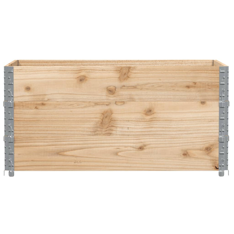 Vidaxl plantenbak 120x80 cm massief grenenhout