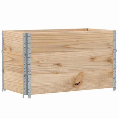 Vidaxl plantenbak 100x50 cm massief grenenhout