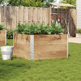 Vidaxl plantenbak 100x100 cm massief grenenhout - afbeelding 1
