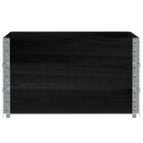 Vidaxl plantenbak 100x100 cm massief grenenhout zwart - afbeelding 3