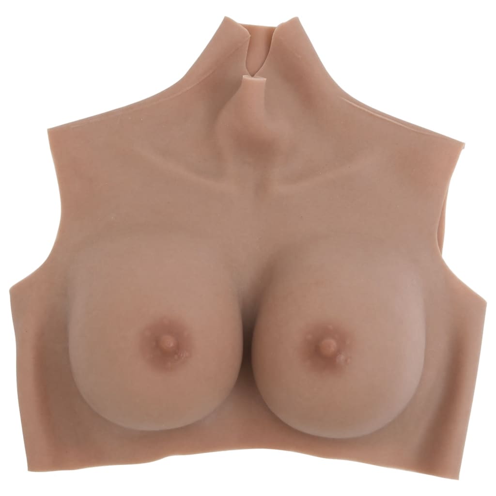 Vidaxl borstprothese e-cup silicone tan