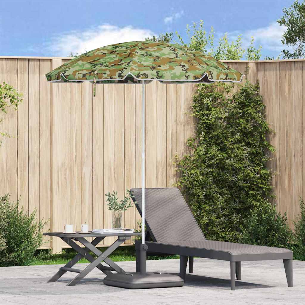 Vidaxl tuinparasol 240 cm 170t polyester camouflage