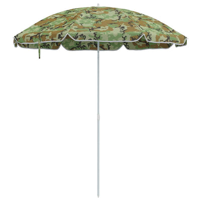 Vidaxl tuinparasol 240 cm 170t polyester camouflage
