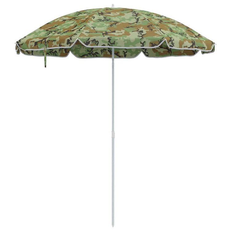 Vidaxl tuinparasol 240 cm 170t polyester camouflage