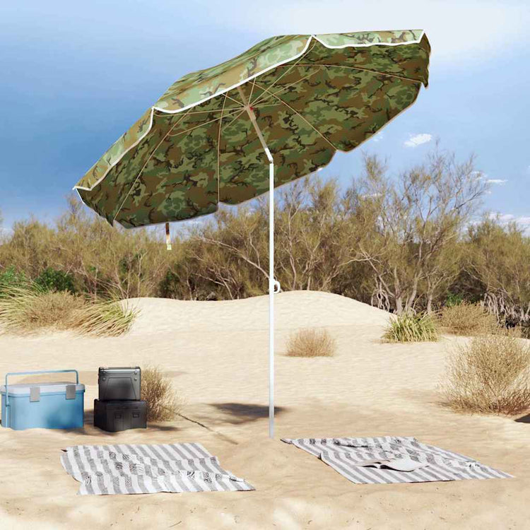 Vidaxl tuinparasol 263 x 263 x 272 cm 170t polyester camouflage