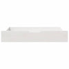 Vidaxl bedlades 2 st 90x55x17 cm massief grenenhout wit