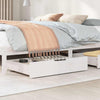 Vidaxl bedlades 2 st 85x55x17 cm massief grenenhout wit