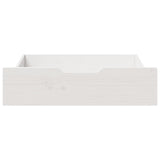 Vidaxl bedlades 2 st 75x55x17 cm massief grenenhout wit - afbeelding 3