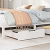Vidaxl bedlades 2 st 65x55x17 cm massief grenenhout wit