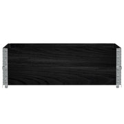 Vidaxl palletopzetranden 2 st 120x80 cm massief grenenhout zwart - afbeelding 3