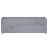 Vidaxl palletopzetranden 2 st 120x80 cm massief grenenhout grijs
