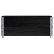 Vidaxl palletopzetranden 2 st 100x50 cm massief grenenhout zwart - afbeelding 3