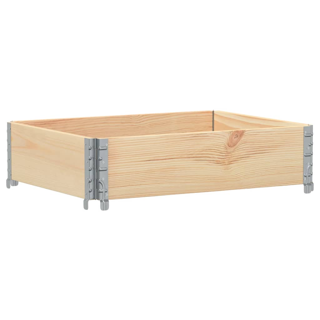 VidaXL Plantenbak 80x60 cm massief grenenhout