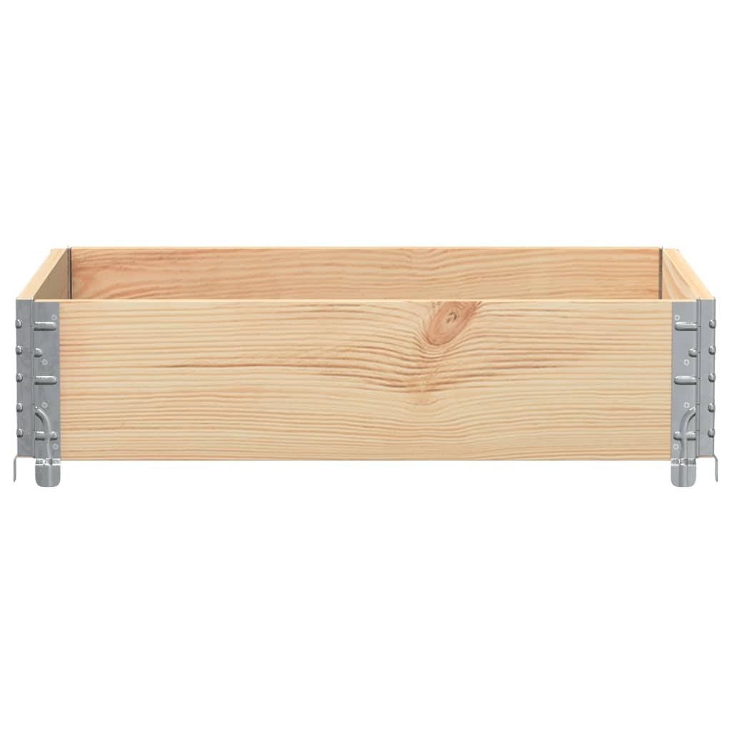 VidaXL Plantenbak 80x60 cm massief grenenhout