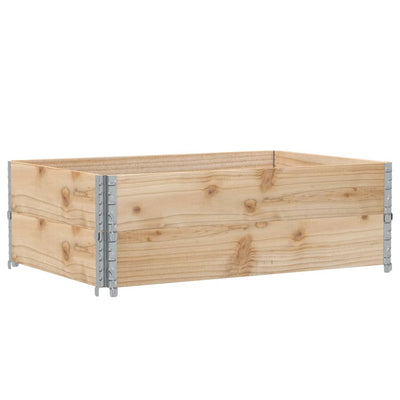 Vidaxl plantenbak 120x80 cm massief grenenhout