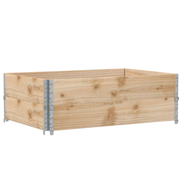 Vidaxl plantenbak 120x80 cm massief grenenhout