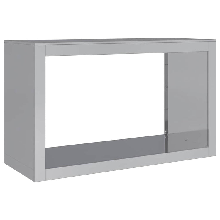 Vidaxl haardhoutrek 100x40x60 cm gegalvaniseerd staal
