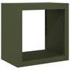 Vidaxl haardhoutrek 60x40x60 cm staal groen