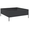 Vidaxl plantenbak verhoogd 100x100x25 cm staal zwart