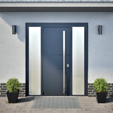Vidaxl plantenbakken 2 st 30x30x30 cm staal zwart - afbeelding 3