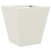 Vidaxl plantenbak 30x30x30 cm staal wit