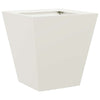 Vidaxl plantenbak 30x30x30 cm staal wit