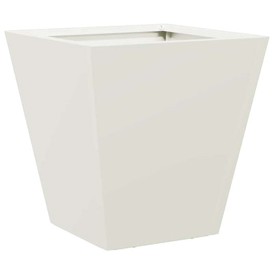 Vidaxl plantenbak 30x30x30 cm staal wit