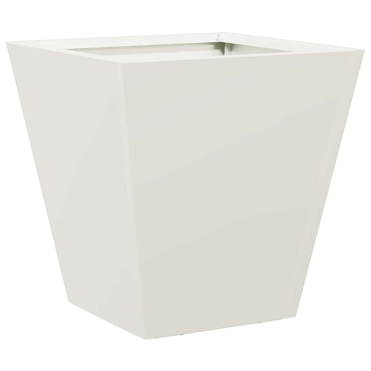 Vidaxl plantenbak 30x30x30 cm staal wit