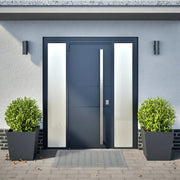 Vidaxl plantenbakken 2 st 50x50x50 cm staal antracietkleurig - afbeelding 3