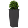 Vidaxl plantenbak 35x35x75 cm staal zwart