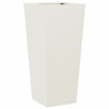 Vidaxl plantenbak 35x35x75 cm staal wit