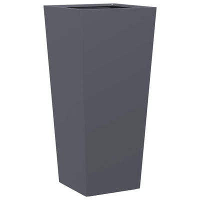 Vidaxl plantenbak 35x35x75 cm staal antracietkleurig