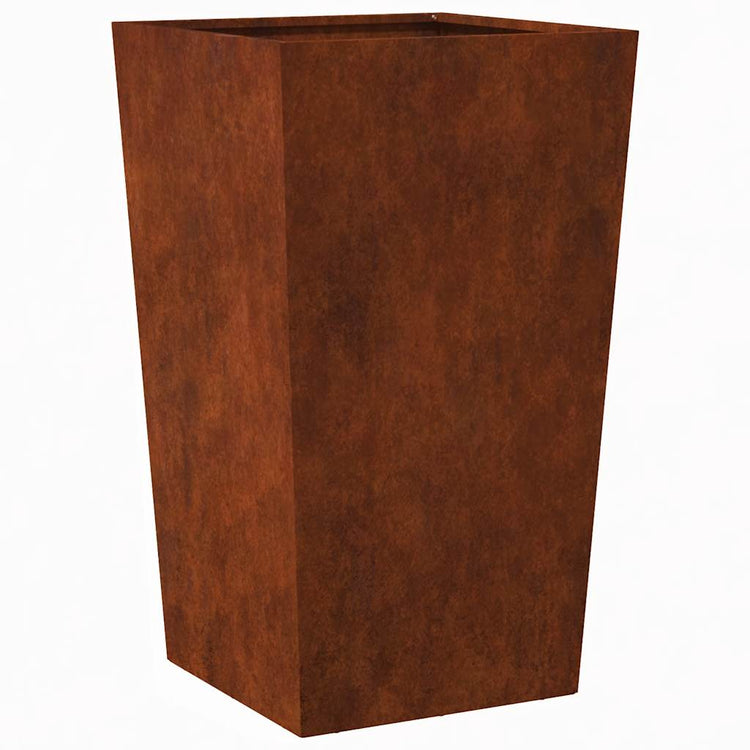 Vidaxl plantenbak 45x45x75 cm weervast staal