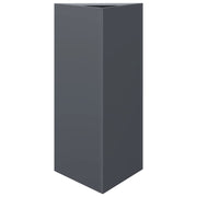 Vidaxl plantenbak driehoek 40x34,5x75 cm staal antracietkleurig - afbeelding 2