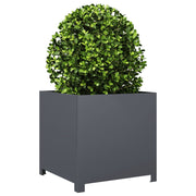Vidaxl plantenbak 50x50x50 cm staal antracietkleurig - afbeelding 3