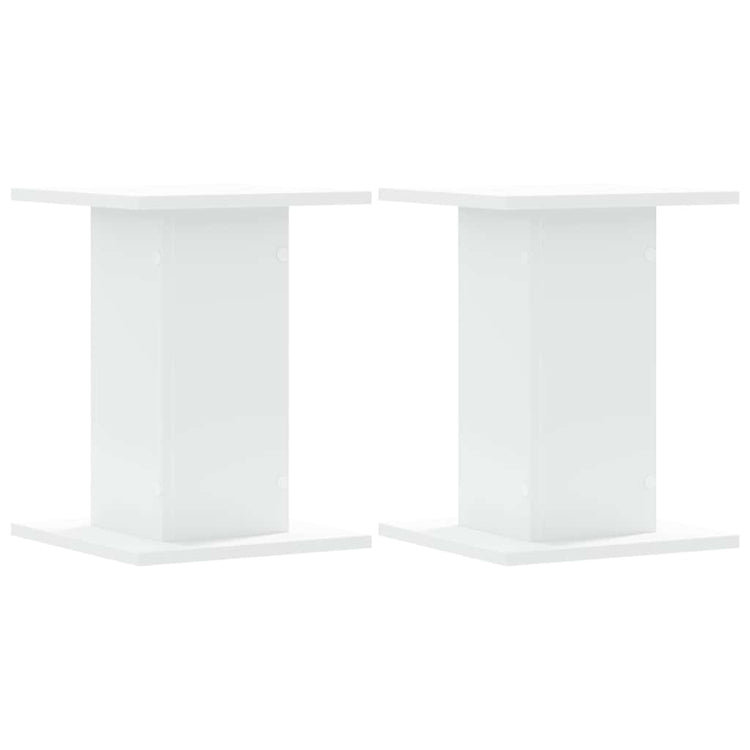 Vidaxl speakerstandaards 2 st 30x30x40 cm bewerkt hout wit