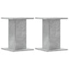 Vidaxl speakerstandaards 2 st 30x30x40 cm bewerkt hout betongrijs