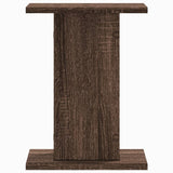 Vidaxl speakerstandaards 2 st 30x30x40 cm bewerkt hout bruin eiken - afbeelding 3