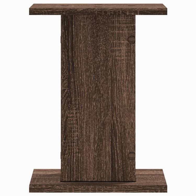Vidaxl speakerstandaards 2 st 30x30x40 cm bewerkt hout bruin eiken