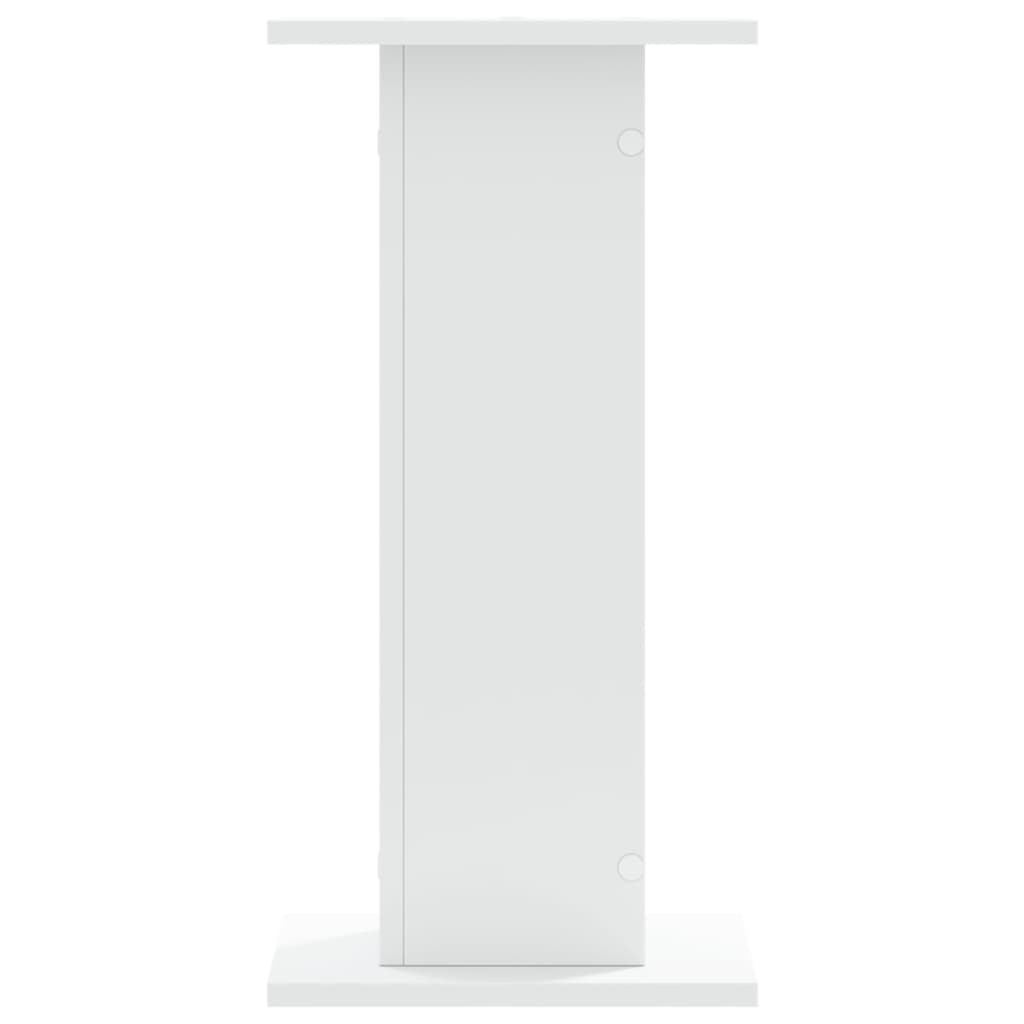Vidaxl speakerstandaards 2 st 30x30x60 cm bewerkt hout wit