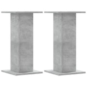 Vidaxl speakerstandaards 2 st 30x30x60 cm bewerkt hout betongrijs - afbeelding 2