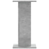 Vidaxl speakerstandaards 2 st 30x30x60 cm bewerkt hout betongrijs