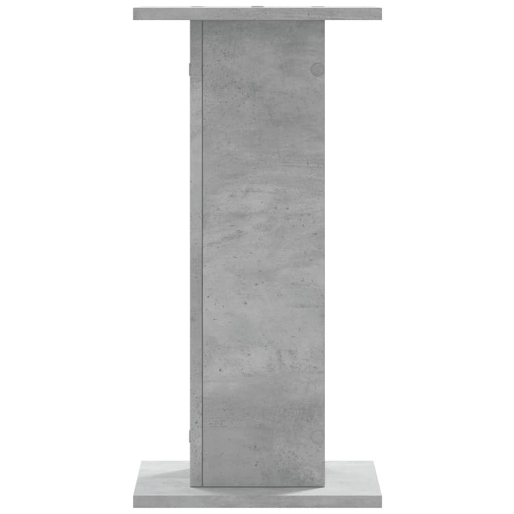 Vidaxl speakerstandaards 2 st 30x30x60 cm bewerkt hout betongrijs