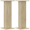 Vidaxl speakerstandaards 2 st 30x30x80 cm bewerkt hout sonoma eiken